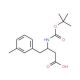 Boc-3-methyl-L-beta-homophenylalanine (CAS 270062-93-6) - chemical structure image