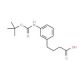 Boc-4-(3-aminophenyl)butanoic acid - chemical structure image