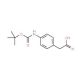 Boc-4-APAc-OH (CAS 81196-09-0) - chemical structure image