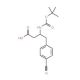 Boc-4-cyano-L-beta-homophenylalanine (CAS 270065-89-9) - chemical structure image