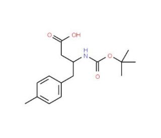 Boc-4-methyl-D-beta-homophenylalanine (CAS 269398-85-8) - chemical structure image