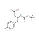 Boc-4-methyl-D-beta-homophenylalanine (CAS 269398-85-8) - chemical structure image
