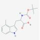 Boc-4-methyl-DL-tryptophan - chemical structure image