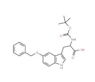 Boc-5-benzyloxy-DL-tryptophan - chemical structure image