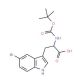 Boc-5-bromo-DL-tryptophan - chemical structure image