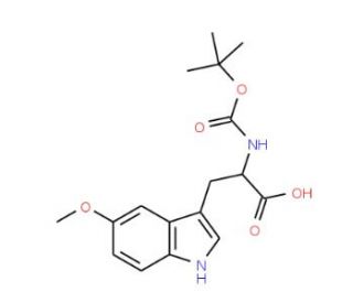 Boc-5-methoxy-L-tryptophan (CAS 114903-30-9) - chemical structure image