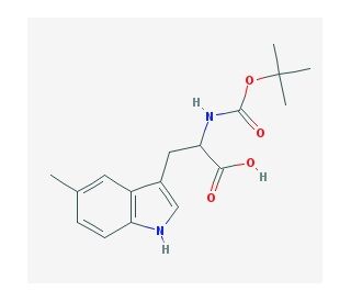 Boc-5-methyl-DL-tryptophan - chemical structure image