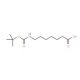 Boc-7-aminoheptanoic acid (CAS 60142-89-4) - chemical structure image