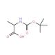 Boc-Ala-OH (CAS 15761-38-3) - chemical structure image