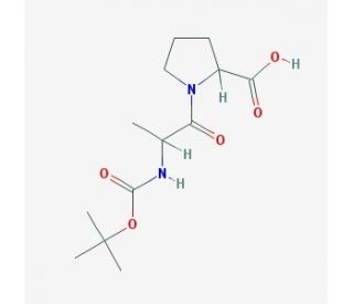 Boc-Ala-Pro-OH (CAS 33300-72-0) - chemical structure image