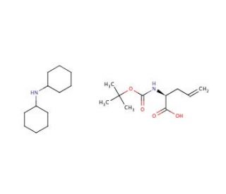 Boc-allyl-Gly-OH (dicyclohexylammonium) salt (CAS 143979-15-1) - chemical structure image