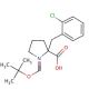 Boc-α-(2-chlorobenzyl)-DL-Pro-OH (CAS 351002-86-3) - chemical structure image
