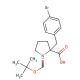 Boc-α-(4-bromobenzyl)-DL-Pro-OH (CAS 336817-91-5) - chemical structure image