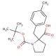 Boc-α-(4-methylbenzyl)-DL-Pro-OH (CAS 351002-82-9) - chemical structure image