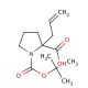 Boc-α-allyl-DL-Pro-OH (CAS 315234-49-2) - chemical structure image
