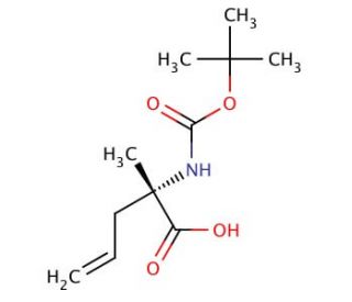 Boc-alpha-allyl-L-alanine (CAS 129786-68-1) - chemical structure image