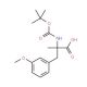 Boc-alpha-methyl-3-methoxy-DL-phenylalanine - chemical structure image