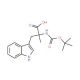 Boc-alpha-methyl-DL-tryptophan - chemical structure image