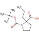 Boc-α-propyl-DL-Pro-OH (CAS 351002-88-5) - chemical structure image