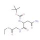 Boc-Asn-Gly-OEt (CAS 211056-85-8) - chemical structure image