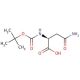 Boc-Asn-OH (CAS 7536-55-2) - chemical structure image