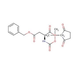Boc-Asp(OBzl)-OSu (CAS 13798-75-9) - chemical structure image