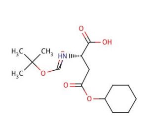 Boc-Asp(OcHx)-OH (CAS 73821-95-1) - chemical structure image