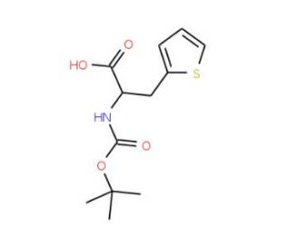 Boc-&beta;-(2-thienyl)-D-Ala-OH (CAS 78452-55-8) - chemical structure image
