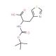 Boc-β-(4-thiazolyl)-Ala-OH (CAS 119434-75-2) - chemical structure image