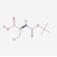 Boc-beta-chloro-L-alanine (CAS 71404-98-3) - chemical structure image