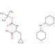 Boc-beta-cyclopropyl-D-Ala-OH DCHA (CAS 89483-09-0) - chemical structure image