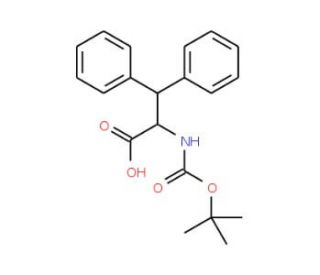 Boc-&beta;-phenyl-Phe-OH (CAS 138662-63-2) - chemical structure image