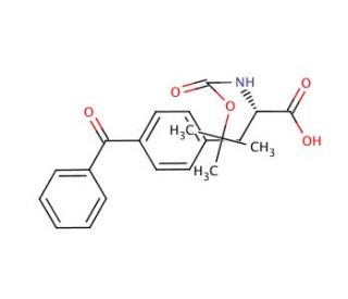 Boc-Bpa-OH (CAS 104504-43-0) - chemical structure image