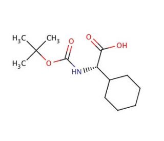 Boc-Chg-OH (CAS 109183-71-3) - chemical structure image