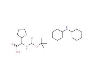 Boc-cyclopentyl-D-Gly-OH . DCHA - chemical structure image