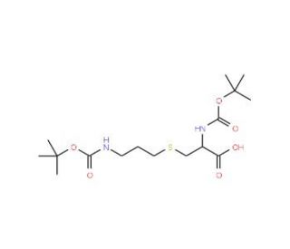 Boc-Cys(3-(Boc-amino)-propyl)-OH - chemical structure image