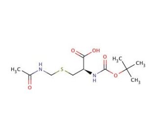 Boc-Cys(Acm)-OH (CAS 19746-37-3) - chemical structure image