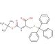 Boc-Cys(Trt)-OH (CAS 21947-98-8) - chemical structure image
