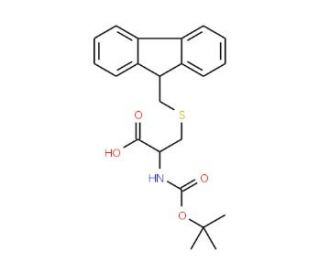 Boc-Cys(Fm)-OH (CAS 84888-35-7) - chemical structure image