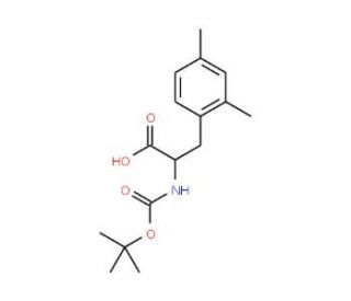 Boc-D-2,4-dimethylphenylalanine (CAS 791625-59-7) - chemical structure image