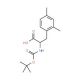 Boc-D-2,4-dimethylphenylalanine (CAS 791625-59-7) - chemical structure image