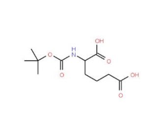 Boc-D-2-aminoadipic acid (CAS 110544-97-3) - chemical structure image