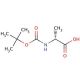 Boc-D-Ala-OH (CAS 7764-95-6) - chemical structure image