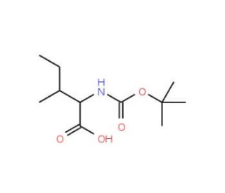 Boc-D-allo-isoleucine (CAS 55780-90-0) - chemical structure image