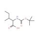 Boc-D-allo-isoleucine (CAS 55780-90-0) - chemical structure image