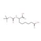 Boc-D-alpha-aminosuberic acid (CAS 75113-71-2) - chemical structure image