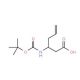 Boc-D-beta-homoallylglycine (CAS 269726-94-5) - chemical structure image