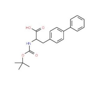 Boc-D-Bip-OH (CAS 128779-47-5) - chemical structure image