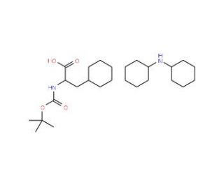 Boc-D-Cha-OH DCHA (CAS 198470-07-4) - chemical structure image