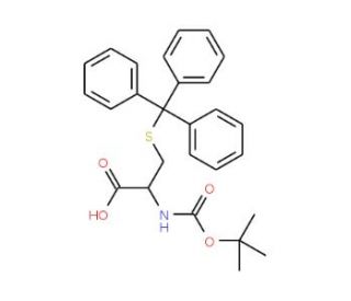 Boc-D-Cys(Trt)-OH (CAS 87494-13-1) - chemical structure image